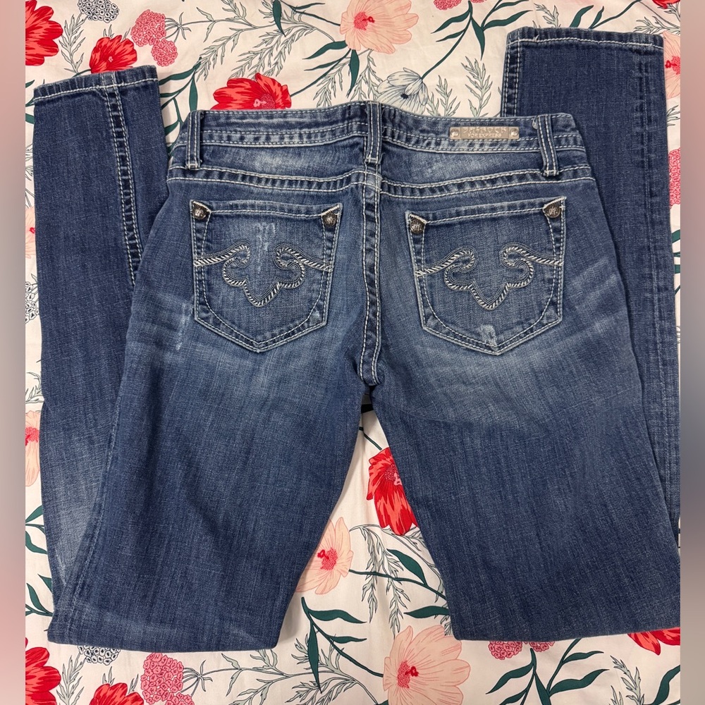 ReRock for Express Stitched Skinny Jean Vintage EUC